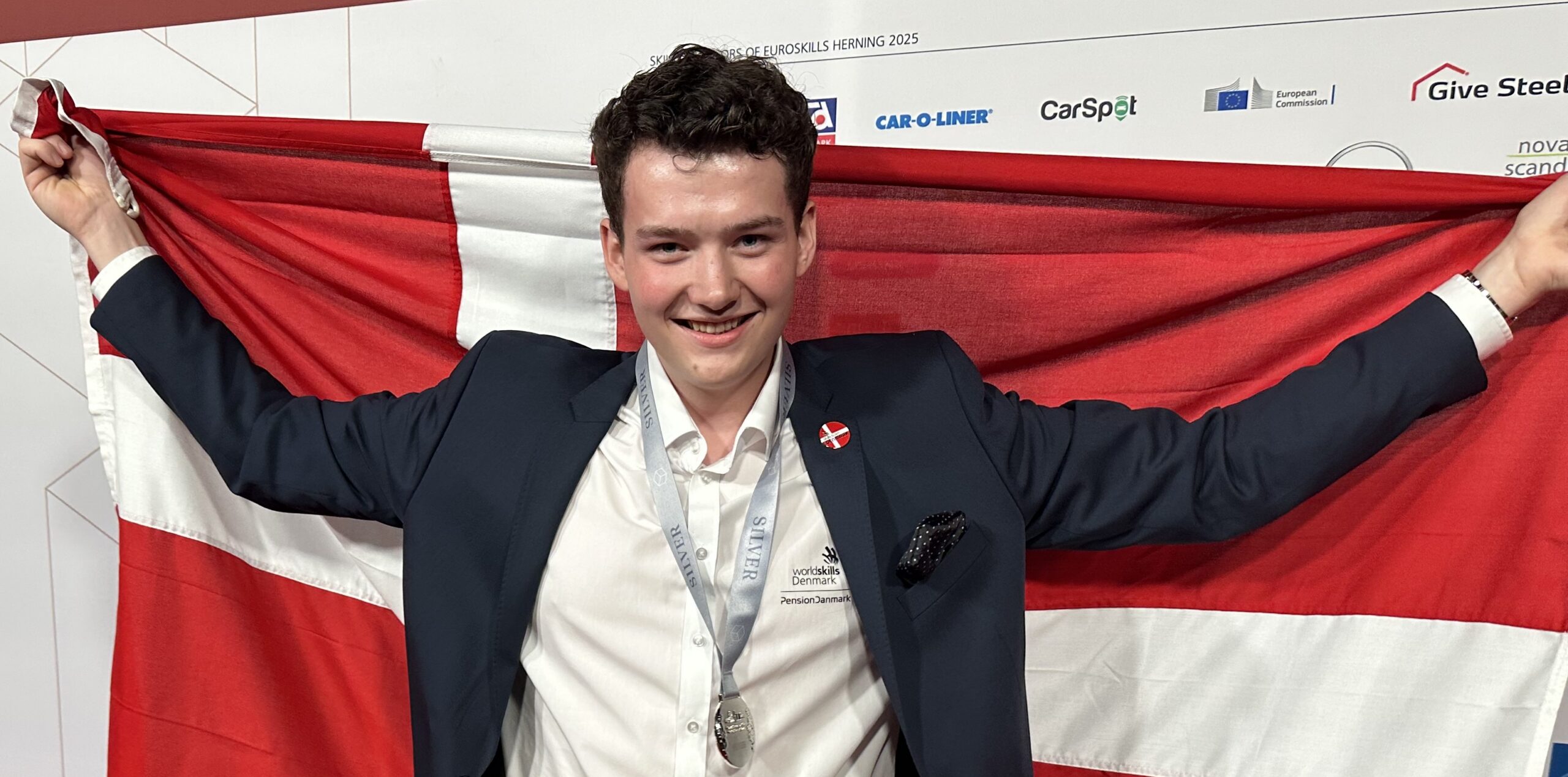 Andreas, vvs-energispecialist hos Vittrups Smedie & VVS og sølvvinder ved EuroSkills 2025