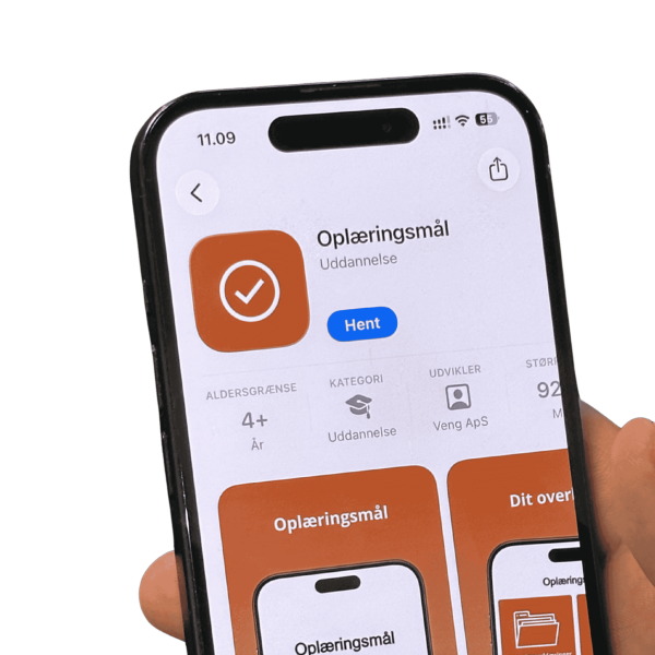 Oplæringsmål appen til el- og vvs-branchen